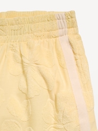 Image number 3 showing, High-Waisted Textured Terry Shorts for Girls