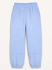 Image number 2 showing, High-Waisted Crinkle Harem Pants for Girls