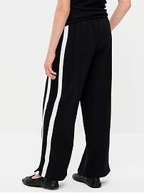 Image number 2 showing, Baggy French-Terry Straight-Leg Retro Sweatpants for Girls