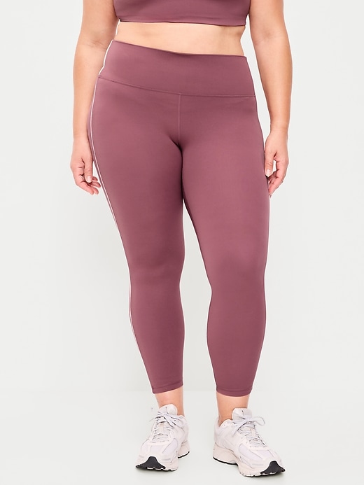 Image number 7 showing, High-Waisted StudioSmooth 7/8 Side-Striped Leggings