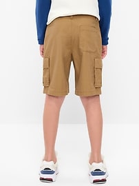 Image number 2 showing, Knee Length Baggy Ripstop Cargo Shorts for Boys