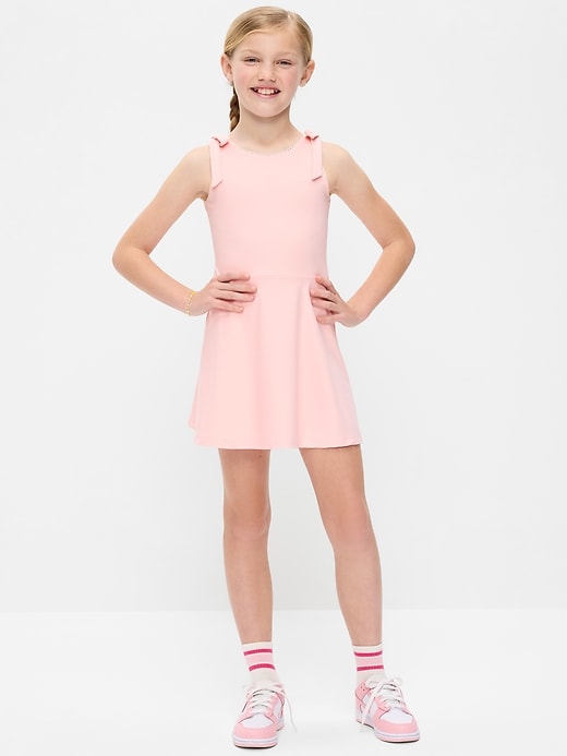 Image number 3 showing, PowerSoft Sleeveless Tie-Strap Athletic Dress for Girls