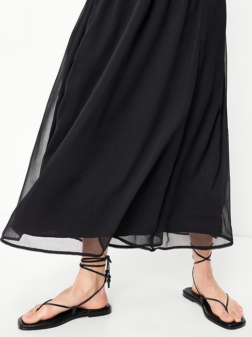 Image number 5 showing, Chiffon Drop-Waist Maxi Dress