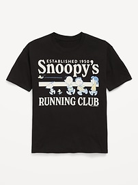Image number 1 showing, Peanuts™ Snoopy Oversized Graphic T-Shirt for Girls