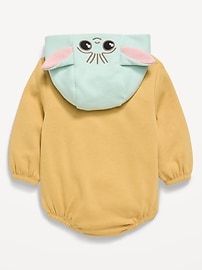 Image number 3 showing, Star Wars™ Hooded Grogu Fleece One-Piece Romper for Baby