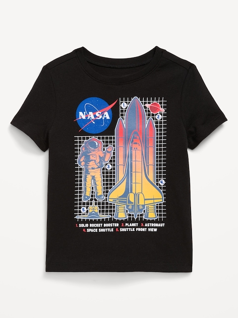 NASA Unisex Graphic T-Shirt for Toddler Boys