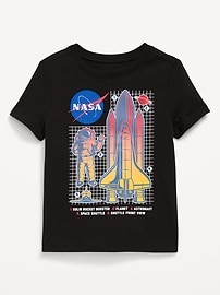 Image number 1 showing, NASA Unisex Graphic T-Shirt for Toddler Boys