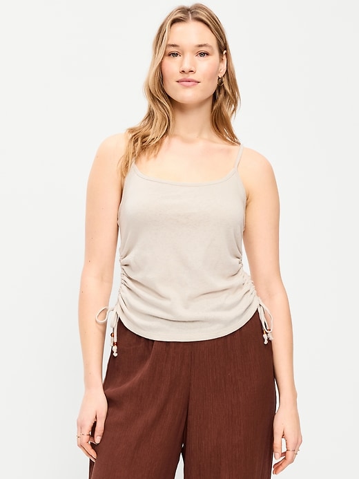 Image number 6 showing, Shirred Side Cami Tank Top