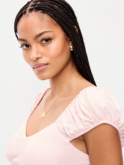 Image number 4 showing, Short-Sleeve Fit & Flare Midi Dress