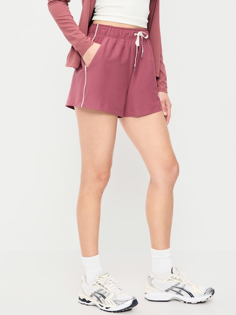 High-Waisted PowerSoft Shorts -- 3.5-inch inseam