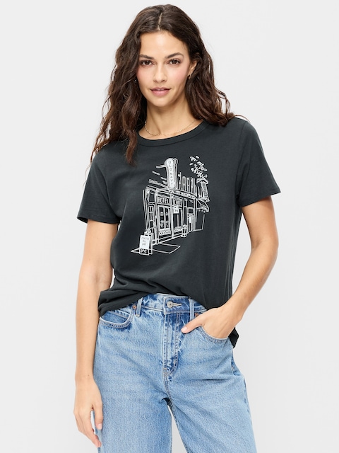 EveryWear Crew-Neck Logo-Graphic T-Shirt