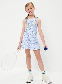 Image number 1 showing, PowerSoft Sleeveless Tie-Strap Athletic Dress for Girls