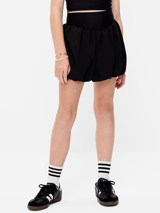 Image number 1 showing, High-Waisted PowerSoft Bubble Skort for Girls
