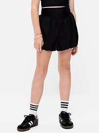 Image number 1 showing, High-Waisted PowerSoft Bubble Skort for Girls