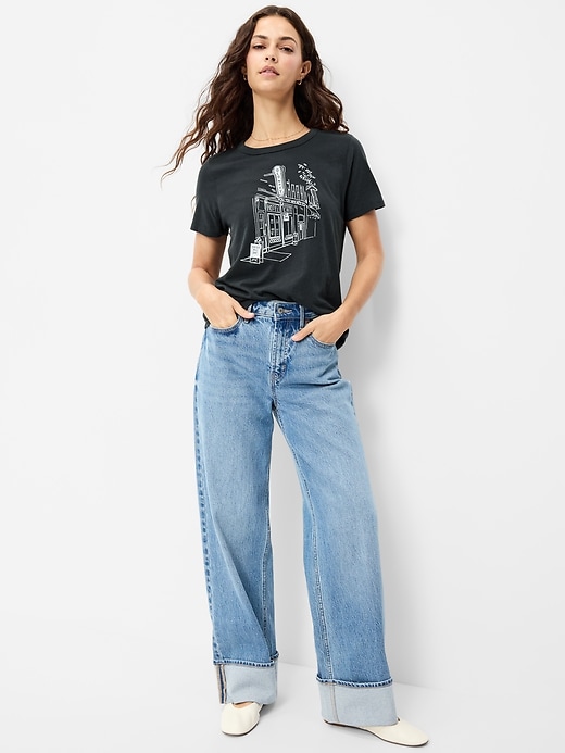 Image number 3 showing, EveryWear Crew-Neck Logo-Graphic T-Shirt