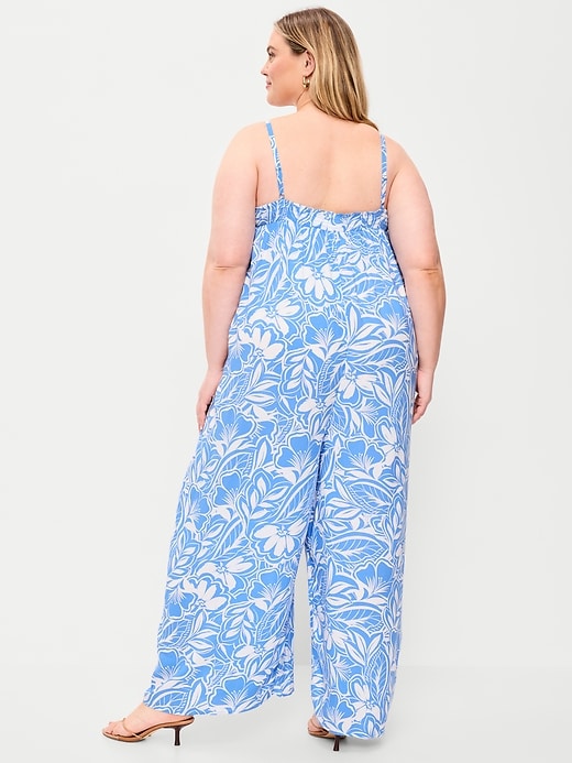 Image number 9 showing, Airy Smocked Jumpsuit