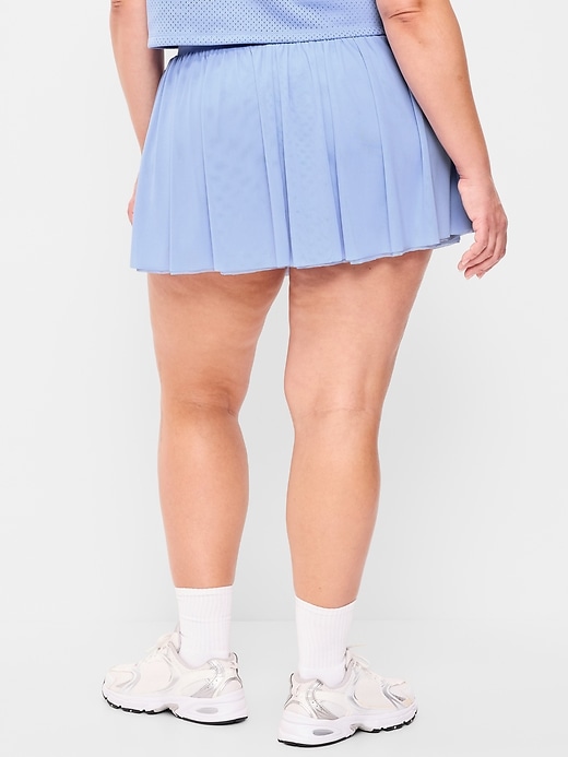 Image number 8 showing, High-Waisted Mesh Skort