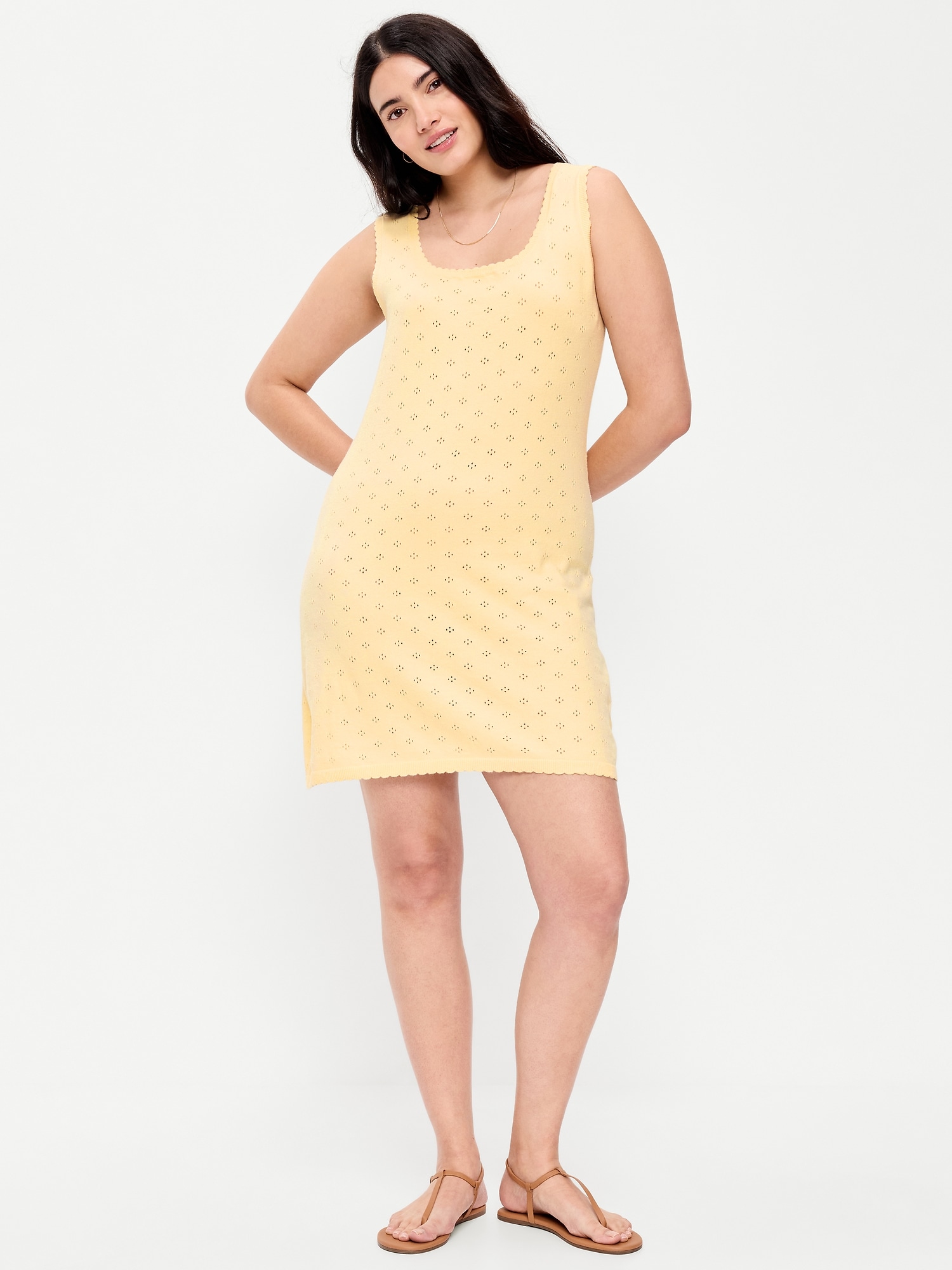 SoSoft Lite Pointelle Sweater Dress