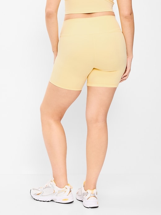 Image number 6 showing, High-Waisted StudioSmooth Biker Shorts -- 6-inch inseam