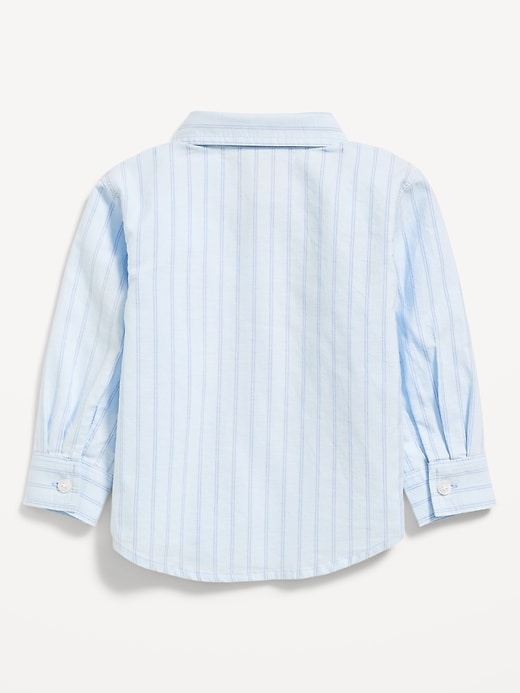 Image number 3 showing, Long-Sleeve Oxford Shirt for Toddler Boys