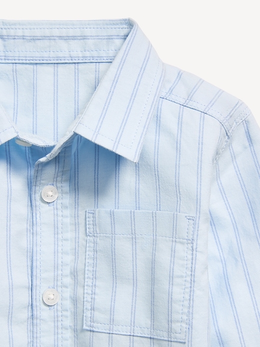 Image number 4 showing, Long-Sleeve Oxford Shirt for Toddler Boys