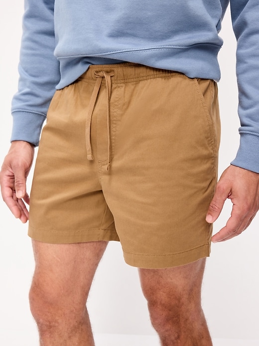 Image number 4 showing, Twill Jogger Shorts -- 5-inch inseam