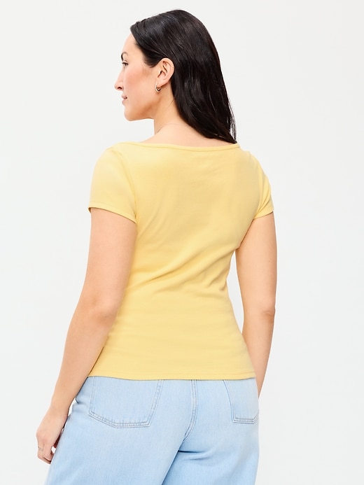 Image number 6 showing, Snug Boatneck T-Shirt