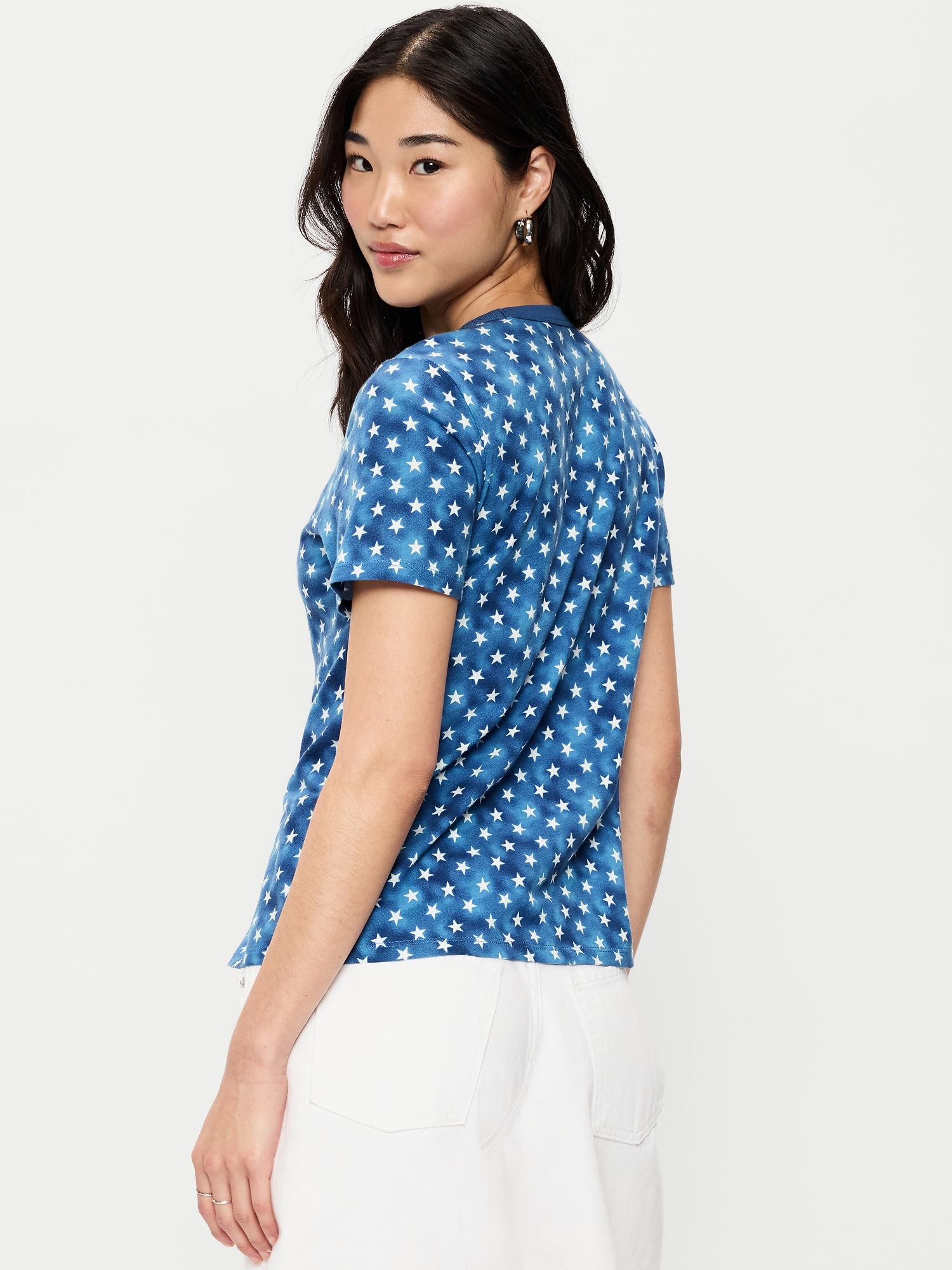 EveryWear Crew-Neck Printed T-Shirt