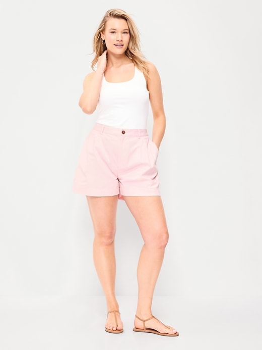 Image number 5 showing, High-Waisted OGC Chino Shorts -- 4-inch inseam