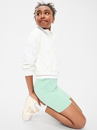 Image number 3 showing, High-Waisted StudioSmooth Biker Shorts for Girls