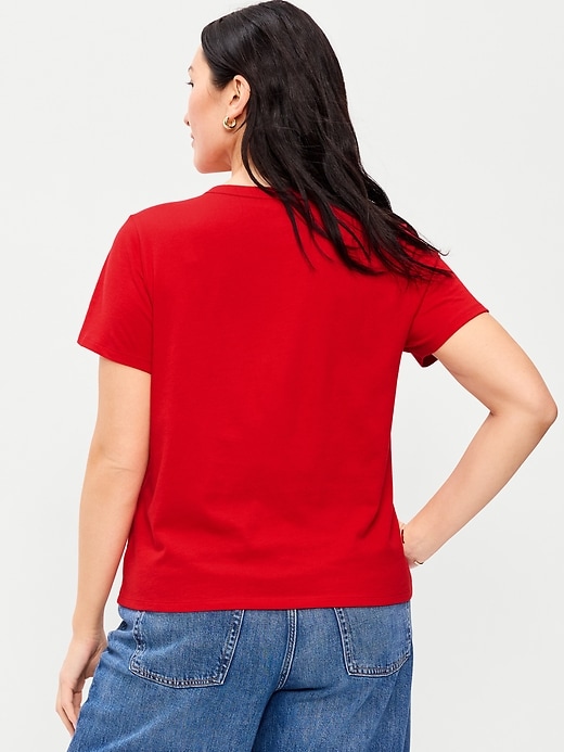 Image number 7 showing, Crew-Neck Flag Graphic T-Shirt