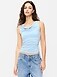 Asymmetrical Side-Cinch Tank Top - image 2
