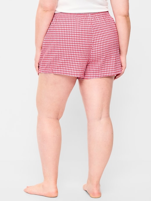 Image number 9 showing, Seersucker Boxer Pajama Shorts