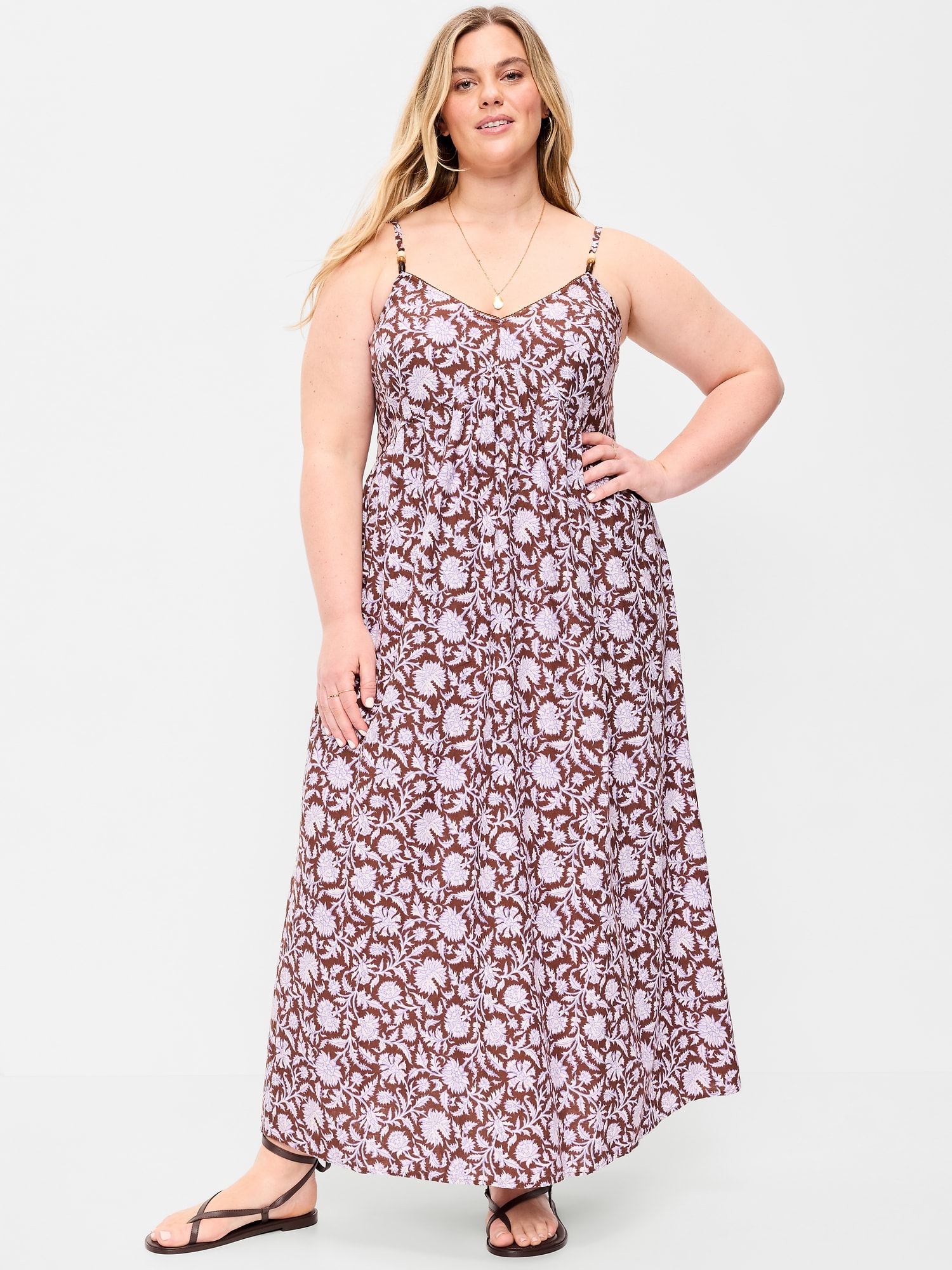 Sleeveless Boho Maxi Dress