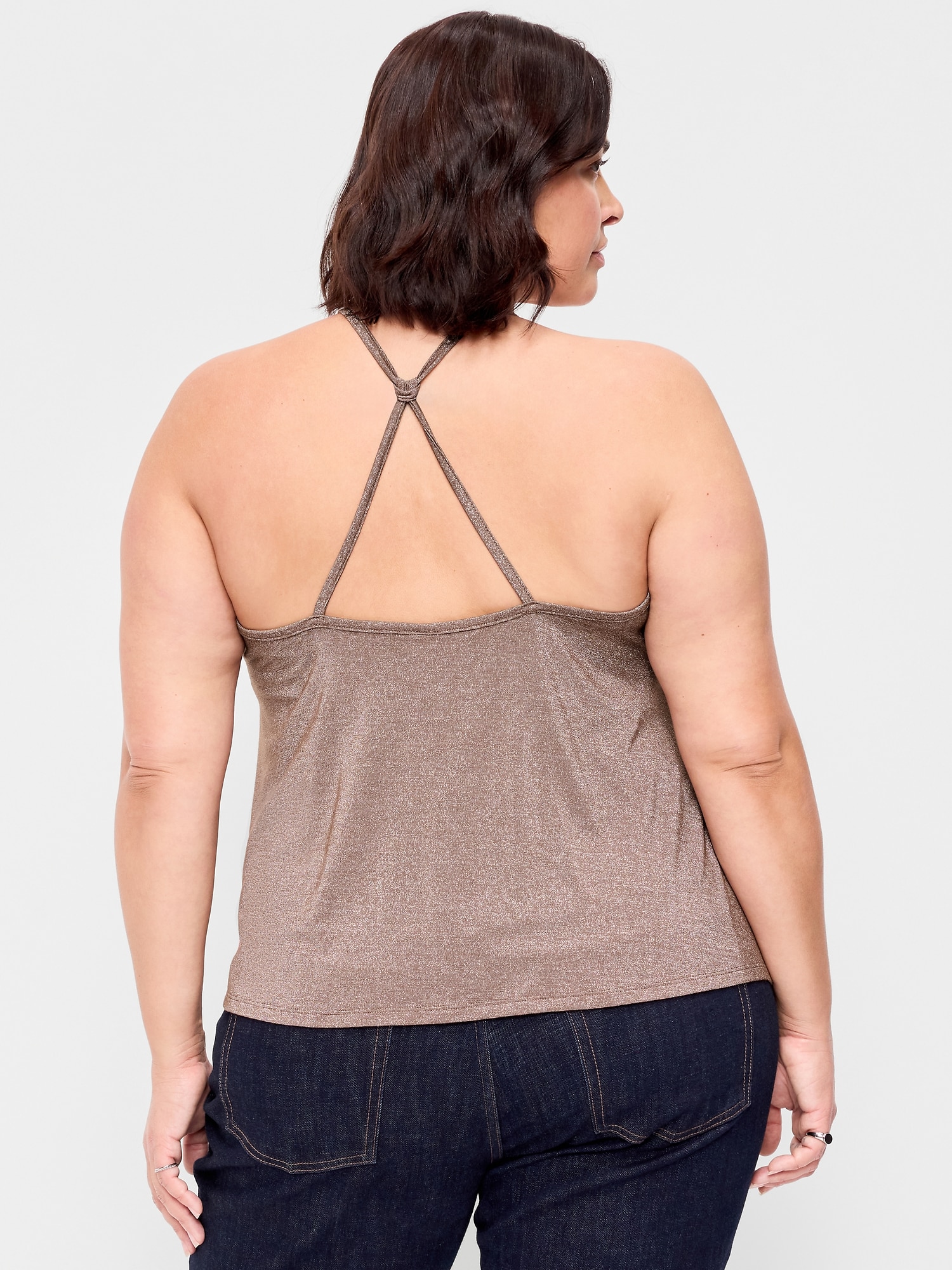 Strappy-Back Swing Tank Top