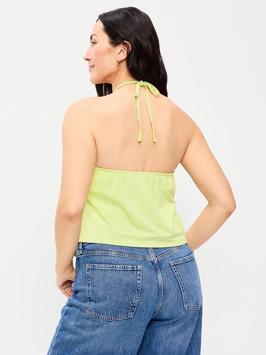 Image number 6 showing, Handkerchief Halter Top