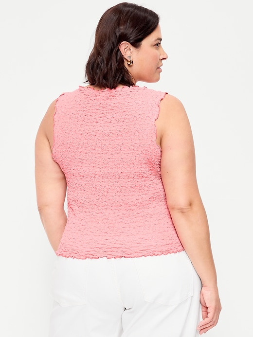 Image number 8 showing, Sleeveless Smocked Tank Top