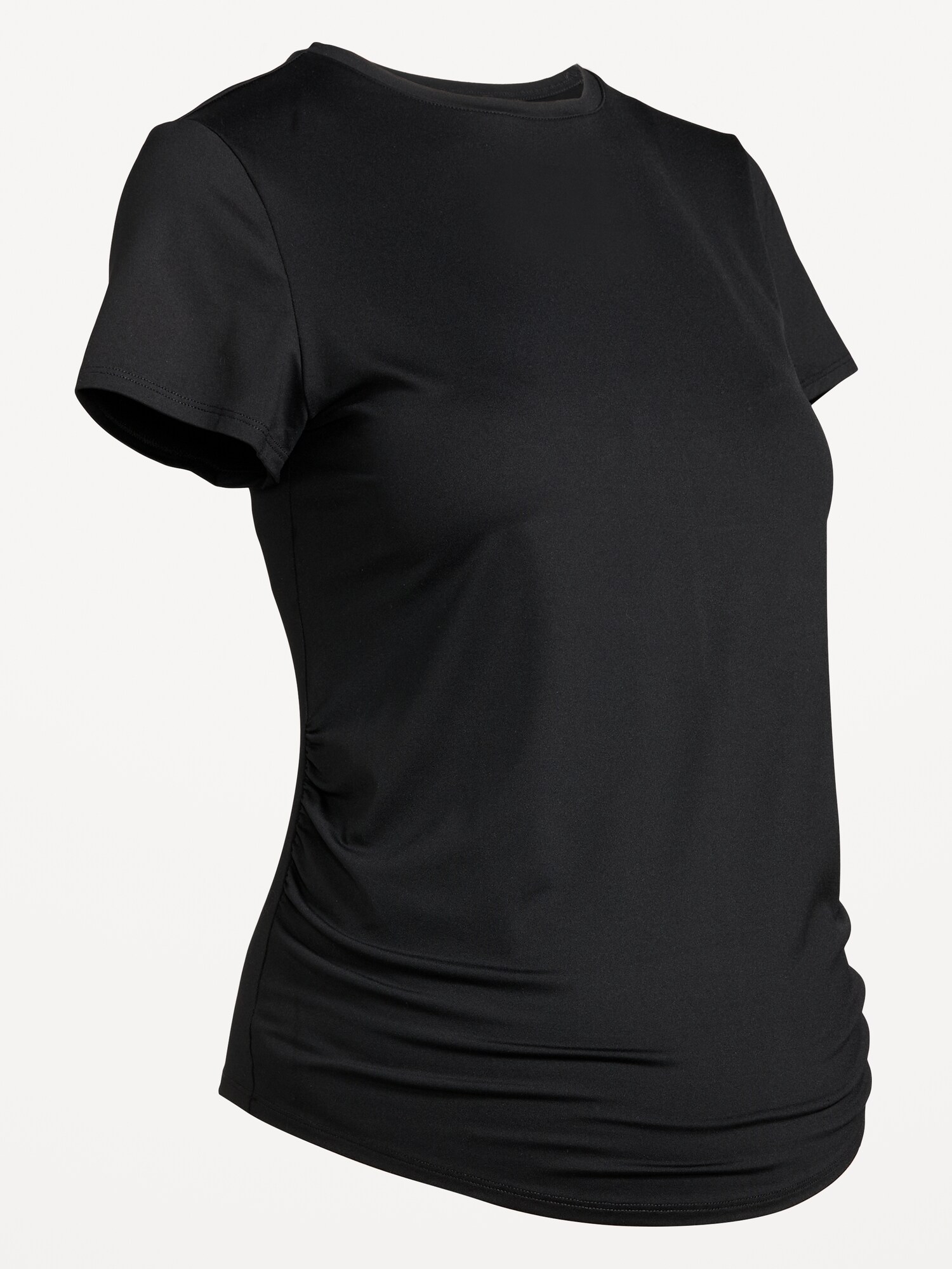 Топ для беременных Old Navy Maternity StudioSmooth из джерси с коротким рукавом, цвет: Чёрный — фото 4