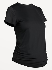 Image number 2 showing, Maternity StudioSmooth Short-Sleeve Jersey Top