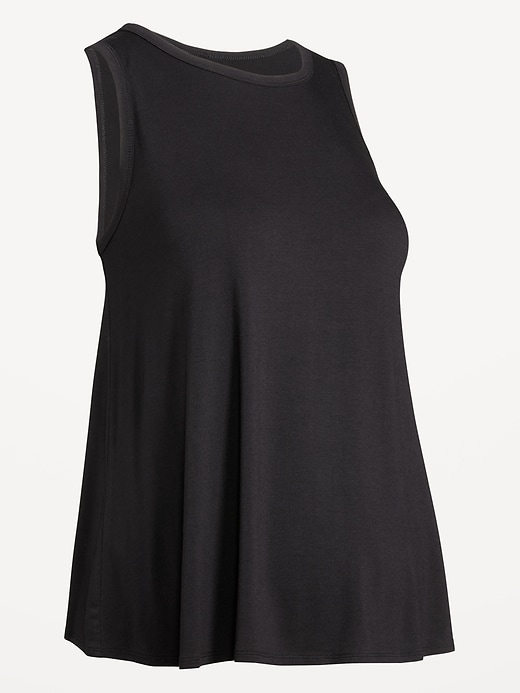Image number 2 showing, Maternity High-Neck Relaxed Tank Top