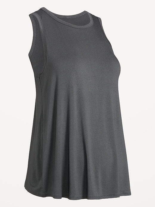 Image number 2 showing, Maternity High-Neck Relaxed Tank Top