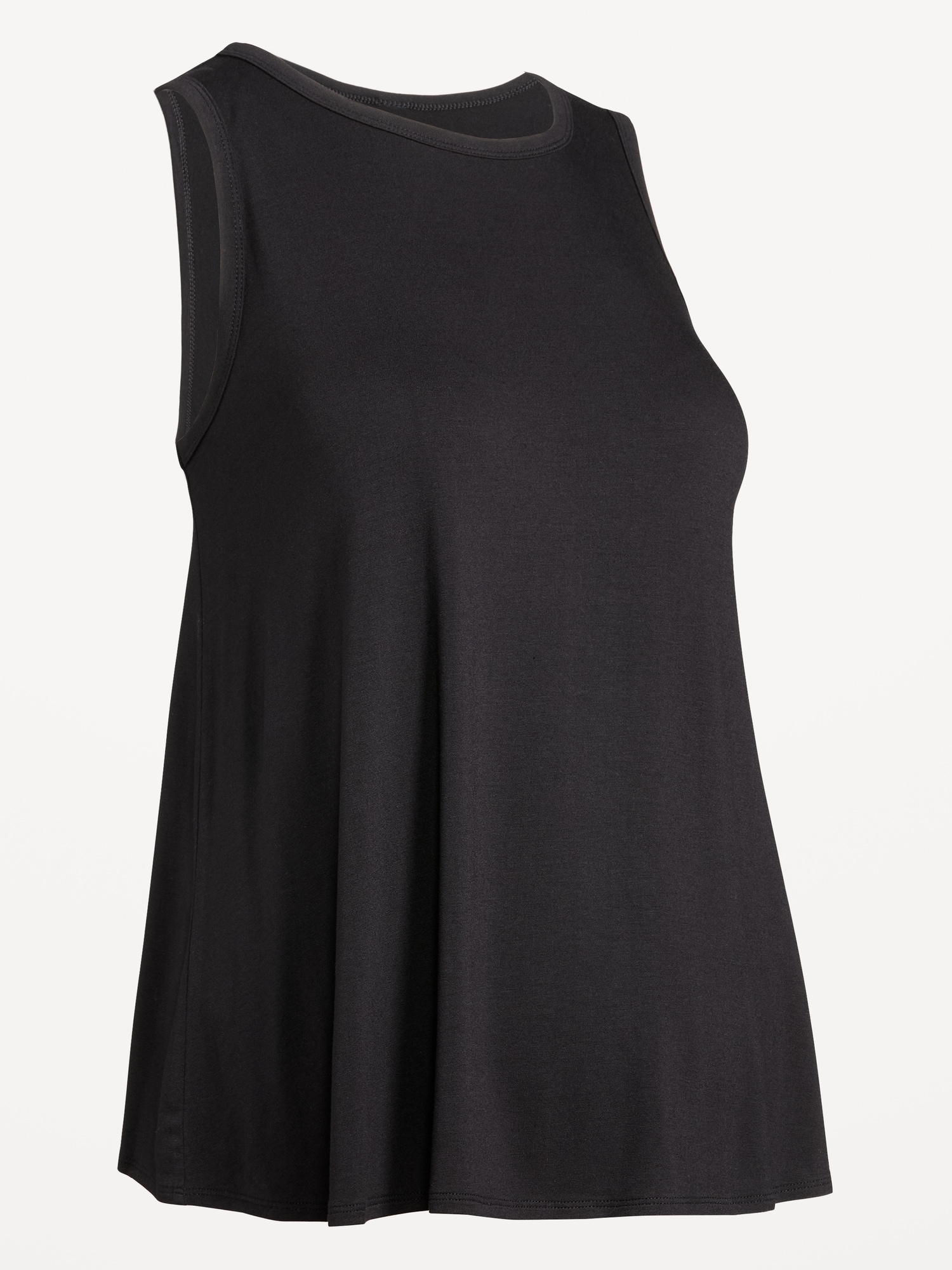 Maternity High-Neck Relaxed Tank Top