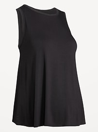 Image number 1 showing, Maternity High-Neck Relaxed Tank Top