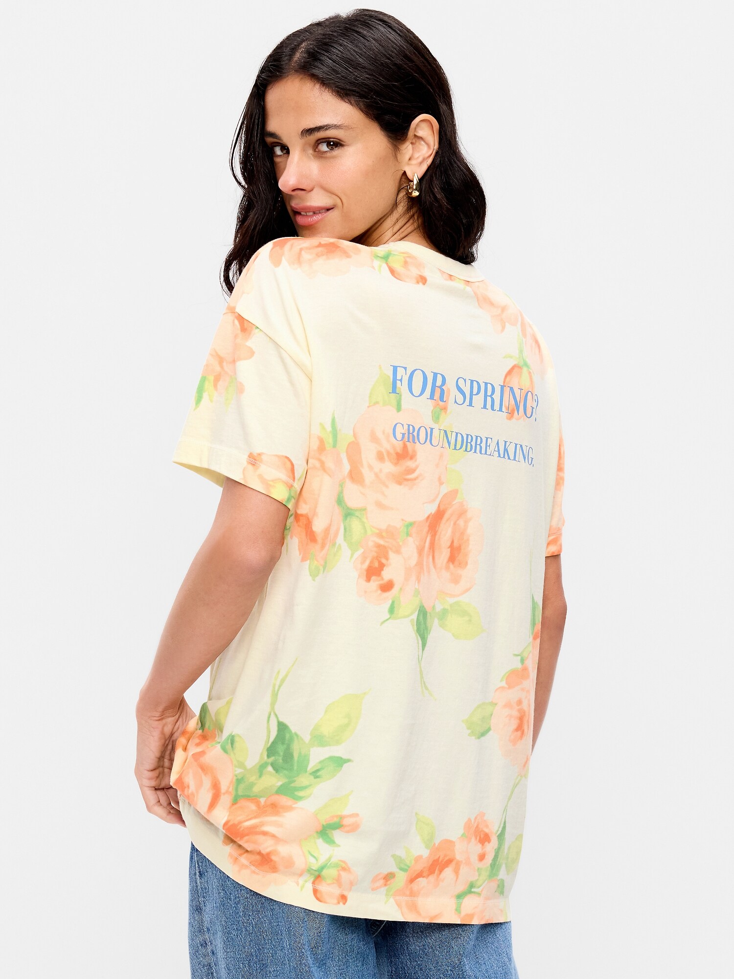 Мужская футболка Old Navy x The Devil Wears Prada Oversized T-Shirt for Adults, цвет: Multifloral — фото 2