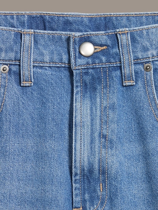 Image number 6 showing, Old Navy x Christopher John Rogers Mid-Rise Side Stripe Baggy Wide-Leg Jeans