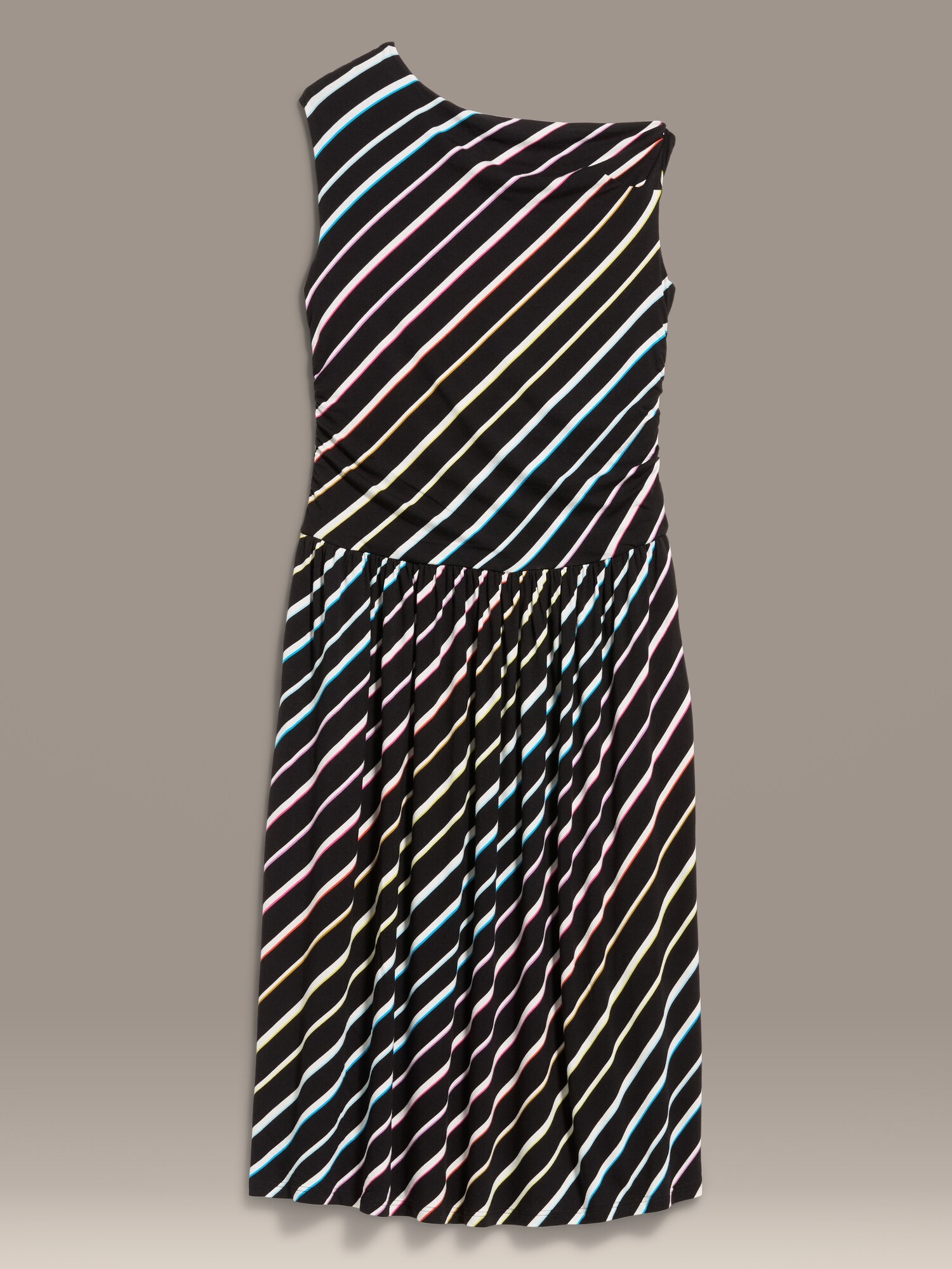 Женское платье Old Navy x Christopher John Rogers One-Shoulder Maxi, цвет: Разноцветный — фото 6