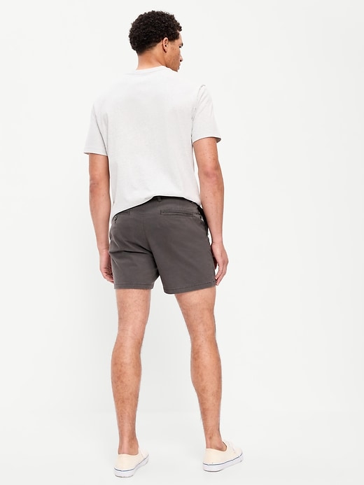 Image number 3 showing, Slim Built-In Flex Rotation Chino Shorts -- 5-inch inseam