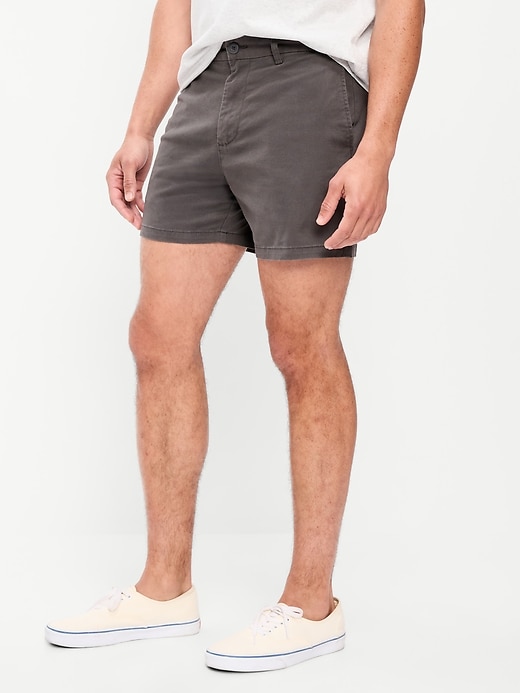 Image number 2 showing, Slim Built-In Flex Rotation Chino Shorts -- 5-inch inseam