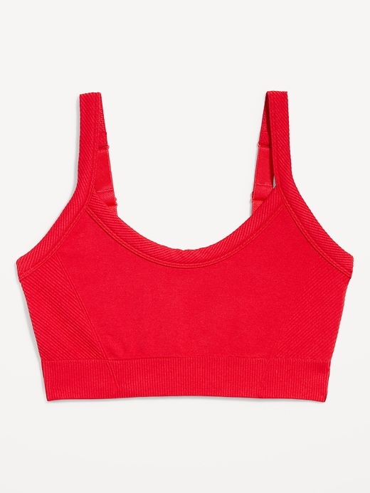 Image number 2 showing, Light Support Fluid Seamless Ribbed Sports Bra