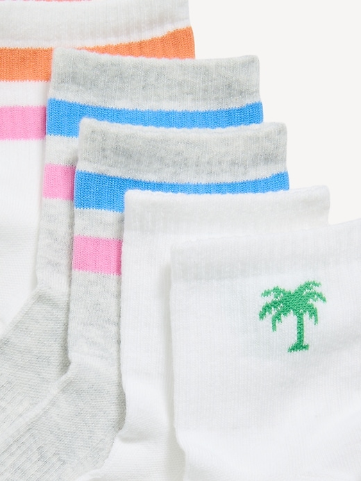 Image number 2 showing, Athletic Quarter Crew Sock 3-Pack for Women